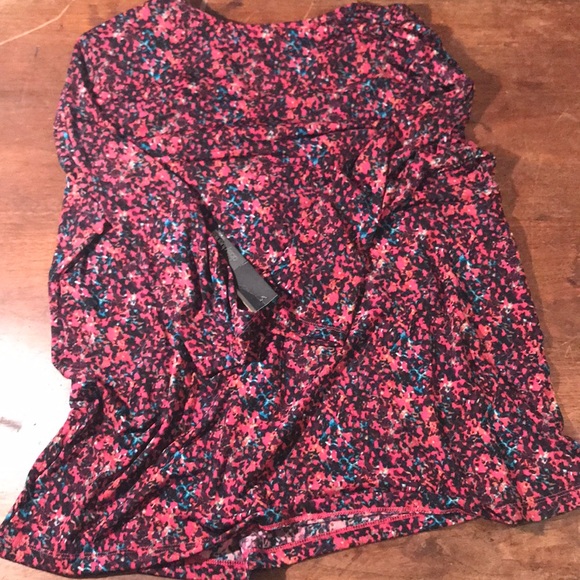 •CLEAR-OUT• 3/18 DAISY FUENTES WATERCOLOR PRINT BLOUSE - Picture 4 of 4